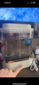 桌面小型魚缸 客廳一體缸水母缸節(jié)日生日禮物送小孩家庭 c300魚缸 曬單實拍圖