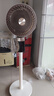 創(chuàng)維【全屋驅(qū)蚊】空氣循環(huán)扇家用電風扇落地扇2025新款大風量語音遙控輕音節(jié)能臥室小風扇Q522 白咖色 曬單實拍圖
