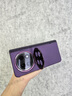 樂比億oppo find n5手機(jī)殼新款oppofind n5折疊屏保護(hù)套hh中軸鉸鏈真皮全包oppo findn5超薄防摔高級外殼 高清款【暮紫色】頭層牛皮*鉸鏈全包 曬單實(shí)拍圖