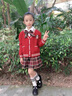 G.DUCKKIDS女童套裝jk開衫格子裙三件套2025秋季8學(xué)院風(fēng)9套裙兒童毛衣短裙10 三件套 130 cm 曬單實(shí)拍圖