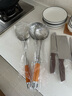 Jidaocook304不銹鋼花梨木廚具套裝家用鍋鏟廚房鏟勺鍋鏟家用炒菜鏟子 三件套(粥勺+鍋鏟+漏勺) 曬單實拍圖