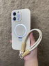 邁巢適用蘋果16promax手機(jī)殼純色Masafe磁吸360旋轉(zhuǎn)支架iPhone15pro液態(tài)硅膠蘋果16保護(hù)套簡(jiǎn)約防塵防污 【古董白/手腕掛繩】360°支架/真液態(tài)/磁吸充電 iPhone 16PR 曬單實(shí)拍圖