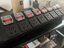 德木pdu電源濾波器插座音響專用抗干擾插排hifi排插降噪防雷計量 分控4插位 買贈無痕固定器（省心4件套） 曬單實拍圖
