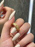 中國珠寶黃金戒指女鑲嵌鉆石紅寶石足金首飾求訂結(jié)婚生日禮物送女友老婆 【現(xiàn)貨】古法鉆石戒指  金重約6.4g 18# 曬單實(shí)拍圖