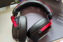 iKF V11 Pro7.1四模無線游戲耳機(jī)頭戴式7.1環(huán)繞音效藍(lán)牙有線電競專用三角洲FPS無畏契約辨位 黑紅色 曬單實(shí)拍圖