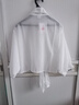 FOX.G白色襯衫女士夏季衣服新款2025上衣薄款襯衣正裝時尚女裝防曬開衫 白色薄款襯衫均碼 曬單實拍圖