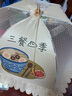 品喻菜罩家用可折疊餐桌蓋菜網(wǎng)防蒼蠅遮塵神器剩飯菜食物罩子【圓形】 曬單實(shí)拍圖