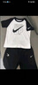 NIKE3BRAND 耐克男女童純棉短袖T恤+短褲2件套夏季插肩袖兒童短袖套裝 曬單實(shí)拍圖