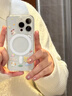 適用iphone16 Pro Max手機(jī)殼透明磁吸可愛(ài)男女款防摔不包相機(jī)按鍵 膚感蝴蝶小狗【單殼】弱磁 iPhone 16 ProMax 曬單實(shí)拍圖