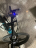 UNO自行車山地車副把公路車單車鋁合金鍛造一體超輕加長休息把彎把牛 FIS*22.2*135mm砂黑 曬單實(shí)拍圖