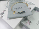 Fable【戚硯笛同款】勿忘我琺瑯可調(diào)節(jié)手鐲甜美簡(jiǎn)約開口手鐲禮物送女友 勿忘我琺瑯彩可調(diào)節(jié)手鐲 1個(gè) 曬單實(shí)拍圖