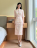 泰勒馬丁粉色新中式新娘旗袍2025新款訂婚禮服裙敬酒服結(jié)婚領(lǐng)證回門服 QP15 常規(guī) M 曬單實(shí)拍圖