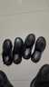 他她（TATA）休閑皮鞋男士爸爸鞋2024冬TFE01DM4 黑色（單里） 40 曬單實(shí)拍圖