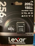 雷克沙（Lexar）tf卡 4K運動相機大疆無人機內(nèi)存卡gopro手機存儲卡MicroSD卡 【店長推薦】256G SilverPlus讀205 TF卡 曬單實拍圖