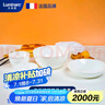 樂(lè)美雅家用餐具6件套碗碟玻璃餐盤(pán)碗具中式白盤(pán)微波爐 曬單實(shí)拍圖