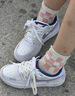 耐克（NIKE）定制NikeAirForce1AF1藍(lán)莓時刻少女甜美白紫低幫女款板鞋送禮 藍(lán)莓時刻 定制款不退換 36 曬單實拍圖