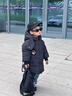 G.DUCKKIDS小黃鴨童裝兒童羽絨服男童中長款加厚男孩外套冬季寶寶小惡魔衣服 黃色 90 建議1~2歲【 80-90cm】 曬單實拍圖