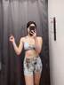 安與·洛施琪度假比基尼大碼胖mm性感四件套分體長袖罩衫純欲風(fēng)遮肚顯瘦泳衣女 渲染 XL (115-130斤) 曬單實拍圖