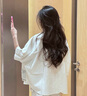 lululemon丨LuluLinen 女士寬松剪裁襯衫 LW3JPWS 白色 M 曬單實拍圖