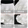 津炳勝蛋糕裙花苞裙夏季薄款短裙半身a字裙芭蕾裙蓬蓬裙百搭休閑百褶裙 白色花苞裙【升級(jí)款】舒適透氣 L 【建議110-120斤】 曬單實(shí)拍圖
