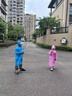 雨程帽檐一次性雨衣便攜透明長款全身防暴雨成人加厚戶外旅行登山雨披 兒童升級(jí)帽檐粉1件 曬單實(shí)拍圖