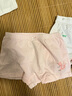 好孩子（gb）兒童內(nèi)褲女 母嬰A類女孩純棉內(nèi)褲 5A抗菌平角內(nèi)褲女-3條裝本白 曬單實(shí)拍圖