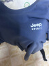 JEEP SPIRIT吉普純棉短袖t恤男士夏季220克重磅透氣中年男裝高端休閑顯瘦半袖 曬單實拍圖