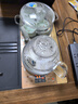 金灶（KAMJOVE）涌泉式自動上水電熱水壺 玻璃燒水壺家用智能保溫電茶壺茶具電茶爐茶臺燒水壺一體 0.8L H9 (20*37cm)豎版按鍵 曬單實拍圖