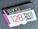 banq 128GB TF（MicroSD）存儲(chǔ)卡 A1 U3 V30 4K 行車記錄儀&安防監(jiān)控專用內(nèi)存卡 高度耐用 曬單實(shí)拍圖