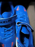 卡爾美（KELME）足球鞋青少年TF碎釘比賽球鞋透氣學(xué)生防滑耐磨足球鞋 寶藍(lán) 34  曬單實(shí)拍圖