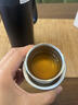恩爾美（nRMEi）保溫杯男士大容量316L不銹鋼高檔水杯茶水分離商務(wù)便攜泡茶杯子 商務(wù)黑800ml【機(jī)械顯溫+茶濾】 茶水分離+杯蓋可倒茶 曬單實(shí)拍圖