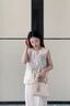 ESDS香港包包女包2025新款輕奢復(fù)古高級(jí)感手提媽媽包通勤托特包單肩包 米白色 曬單實(shí)拍圖