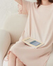 頂瓜瓜睡裙女純棉春夏舒適短袖可外穿睡衣家居服女23337 欲晚桔 165  曬單實(shí)拍圖