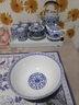 湯沃雪景德鎮(zhèn)高嶺土青花瓷餐具整套高溫釉下彩健康家用喬遷高檔禮物套裝 精致家宴送禮佳品共 80頭 曬單實(shí)拍圖
