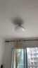 美的（Midea）風(fēng)扇燈餐廳吊扇燈led臥室燈隱形扇葉遙控三防燈具熟睡風(fēng)包安裝 曬單實拍圖