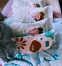 媽媽果（org.mama）嬰兒口水巾一次性圍兜口水兜新生兒防吐奶圍嘴嬰幼兒飯兜防水免洗 【實(shí)惠套裝】100片混合 曬單實(shí)拍圖