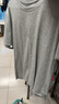京舒棉【純棉T恤】10A抑菌新疆棉衣服男裝短t打底衫耐黃變 灰色 2XL 曬單實(shí)拍圖