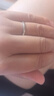 老銀匠簡約光圈銀戒指女生情人節(jié)禮物s925銀光面素圈活口男戒指情侶對戒 曬單實拍圖