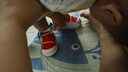 kids.ing【網(wǎng)面透氣學(xué)步鞋】男女寶寶春夏1-3歲嬰兒鞋 紅色 20  曬單實(shí)拍圖