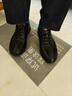 金利來(lái)男鞋四季款皮鞋男真皮運動(dòng)休閑鞋子輕底免系帶特大碼鞋子45碼47碼 黑色 44 曬單實(shí)拍圖