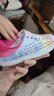 Skechers斯凱奇童鞋女童洞洞鞋沙灘鞋夏季一腳套印花透氣兒童涼鞋302114L 【彩虹】淺粉色/LTPK 32 曬單實(shí)拍圖
