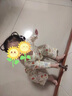 G.DUCKKIDS童裝兒童睡衣女春秋季薄款女童家居服套裝長袖紗布小童女孩空調服 米白色彩虹 110 （建議身高100cm 4-5歲）cm 曬單實拍圖