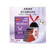 利得抽繩垃圾袋單面1.2絲120只黑色 45*50cm免撕加厚款廚房用 曬單實拍圖