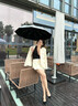 WCZ德國雨傘女晴雨兩用男士加厚加固高顏值漸變?nèi)詣犹杺惴雷贤饩€ 海鹽藍【加大加固防暴曬】旗艦款 曬單實拍圖