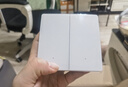 易來智能開關T2小愛同學手機智能家居控制面板已接入米家APP 【零火版】單開開關T2-白瓷 曬單實拍圖