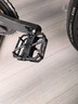 西騎者（WestBiking）自行車(chē)腳踏碳纖維山地車(chē)公路車(chē)三培林輕腳蹬踏板騎行裝備 黑色 曬單實(shí)拍圖