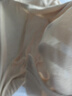 深呼吸DEEP BREATH女裝輕薄透氣空調(diào)防曬莫代爾醋酸針織開衫女A401414 淺卡其 XL (5) 曬單實拍圖