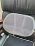 夏季通風(fēng)透氣汽車(chē)腰靠面包車(chē)大小貨車(chē)叉車(chē)木珠按摩靠背靠墊學(xué)生椅 加厚網(wǎng)腰靠-灰色 曬單實(shí)拍圖