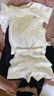 童泰（TONGTAI）嬰兒內(nèi)衣套裝夏季衣服兒童薄款家居內(nèi)衣TS41J322-DS白色73cm 曬單實(shí)拍圖