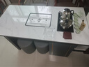 億品天城輕奢簡約現(xiàn)代巖板茶桌椅組合陽臺燒水壺一體辦公室石板小茶臺茶幾 1.4米單桌+1輕奢椅+2圓凳 【材質(zhì)升級+包送貨+包安裝】 曬單實(shí)拍圖